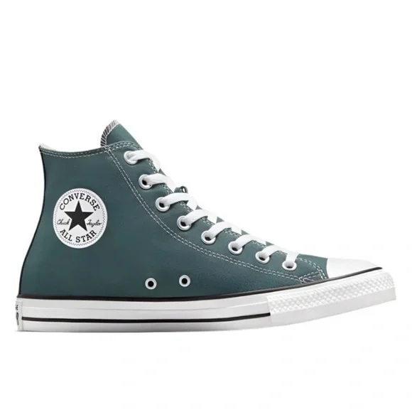 Converse Forest Green High-Top Sneakers - Picture 2 of 7